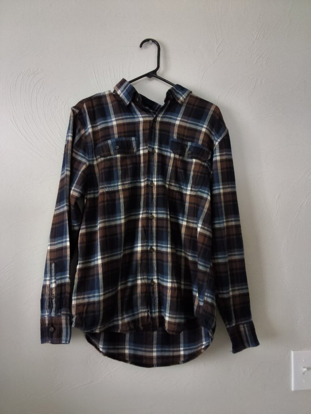 Men's Plaid Button Down Shirt
